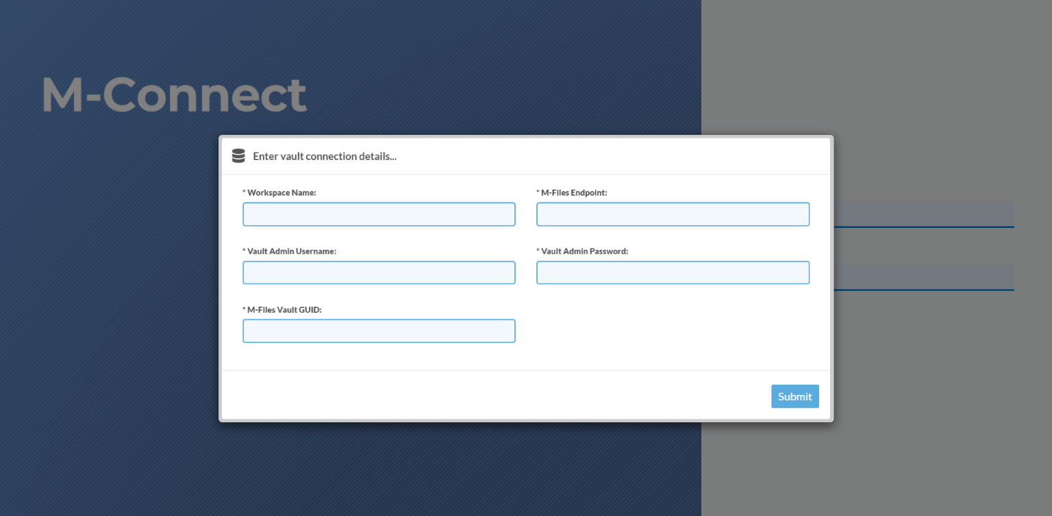 Configure Initial Vault Connection
