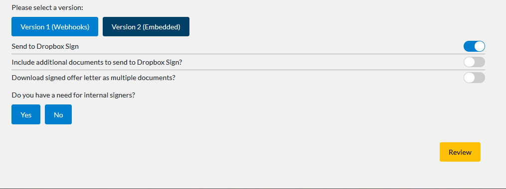 Create Custom Offer Fields Settings