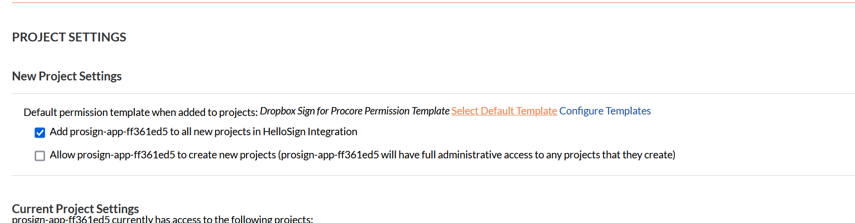 Select Default Template