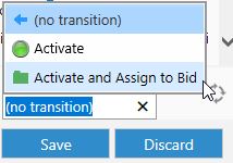 Activate & Assign Contract To Bid
