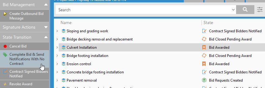 Complete Bid & Send Notifications With No Contract