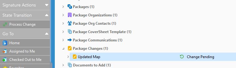 Process Package Change